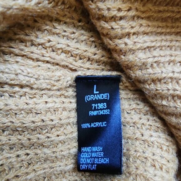 Ambiance yellow black & white sweater - Picture 3 of 4